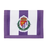 Tarjetero Billetero Unisex Real Valladolid C.F. Blanco Morado