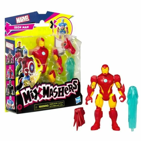 Figura Articulada Hasbro MixMashers Iron Man