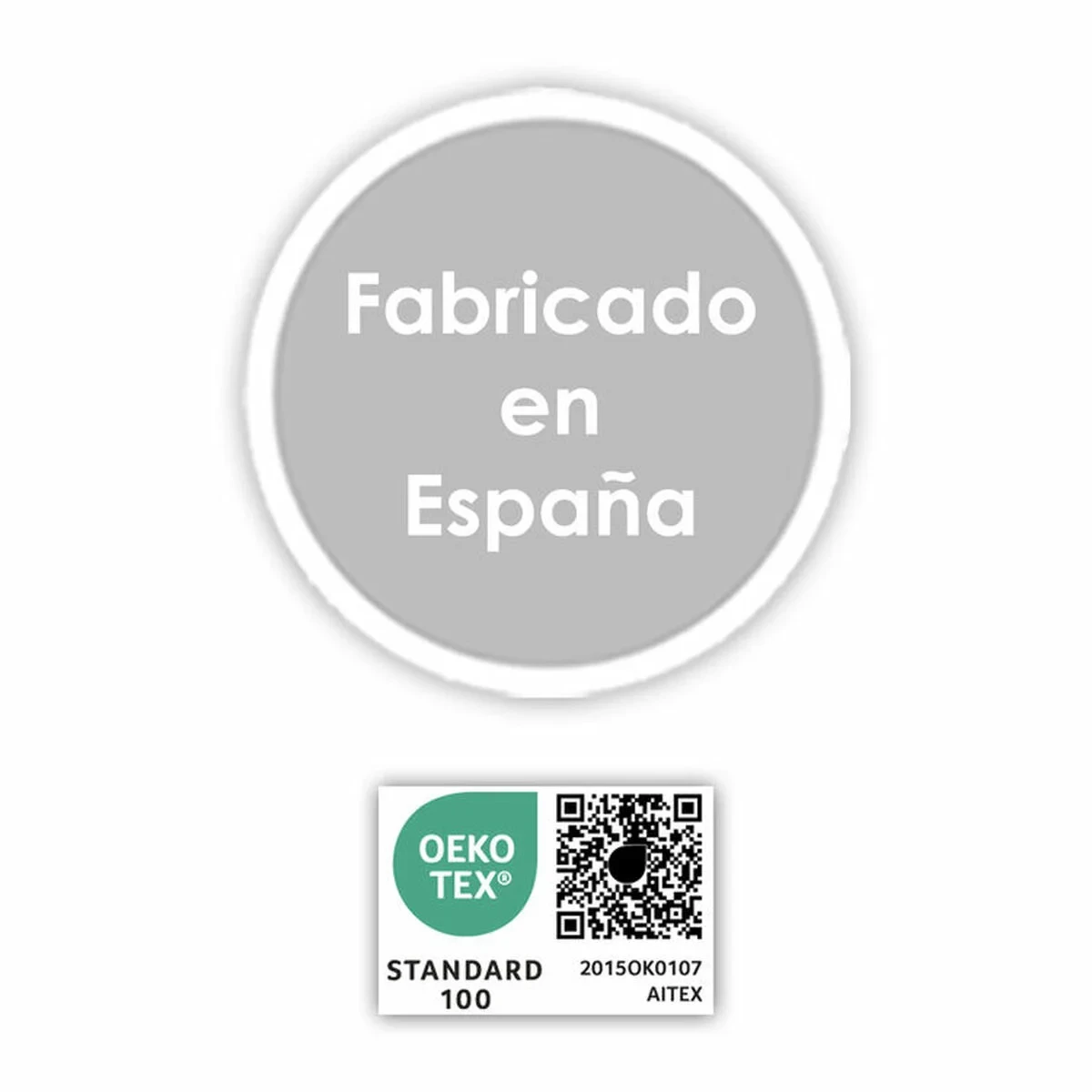 Sábana Bajera Ajustable Happy Home Gris claro Cama de 150