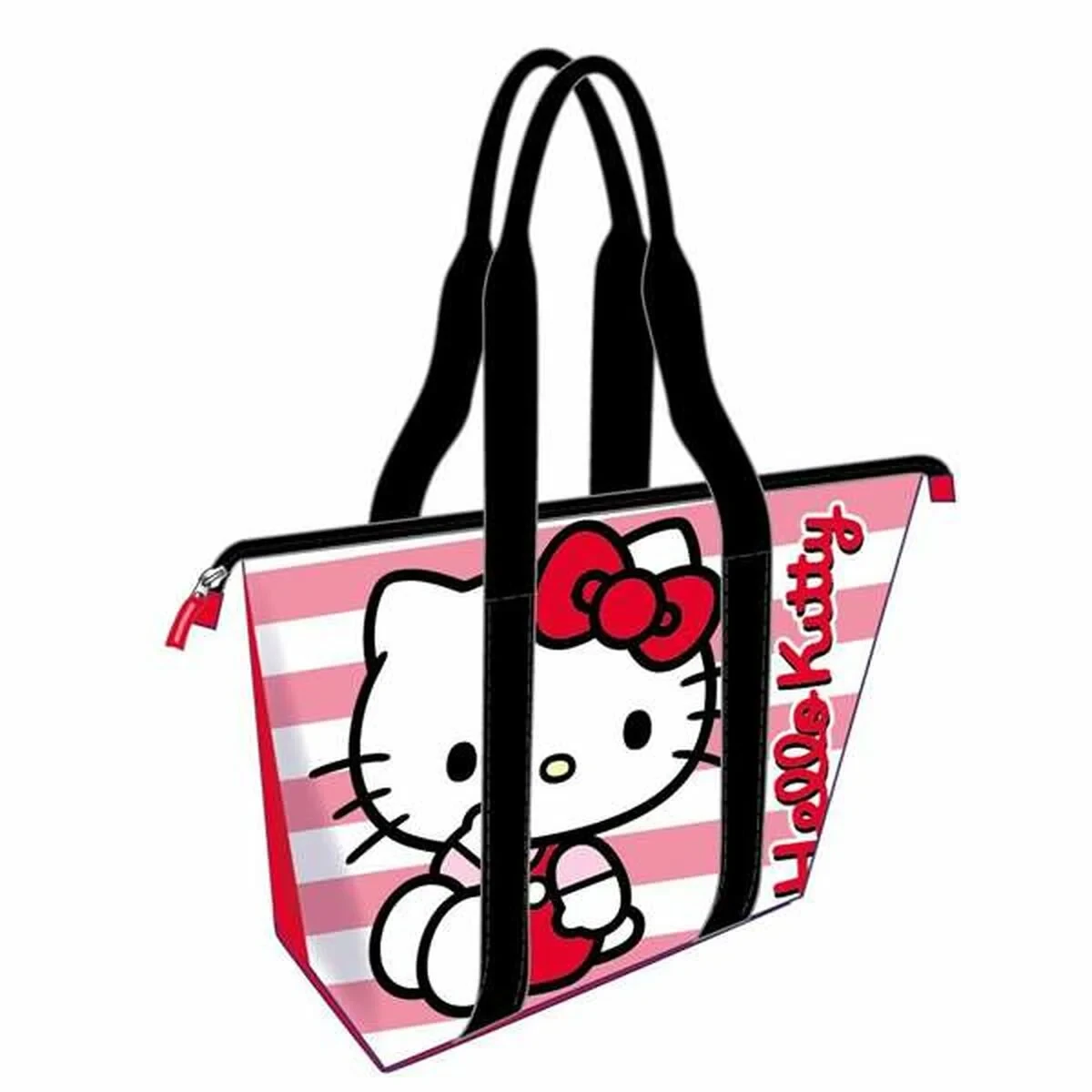 Bolsa de Playa Hello Kitty Rosa 47 x 33 x 15 cm