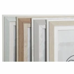 Marco de Fotos DKD Home Decor Cristal Beige Verde PS Escandinavo (25 x 2 x 30 cm) (4 Unidades)