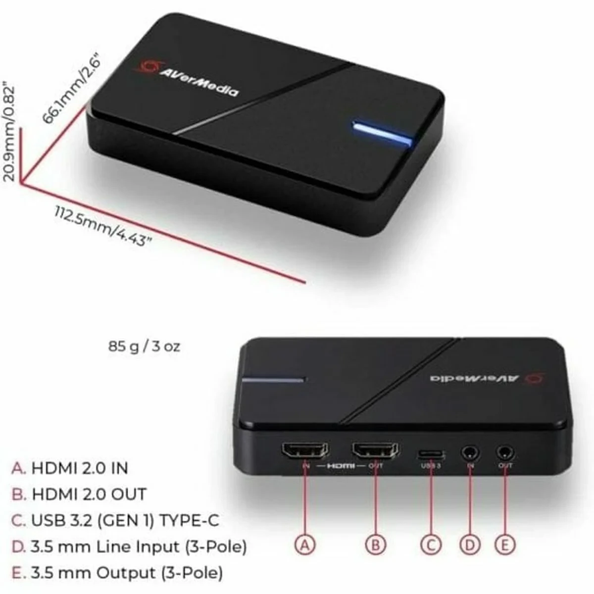 Capturadora Video Gaming AVERMEDIA6130 EXTREME 3