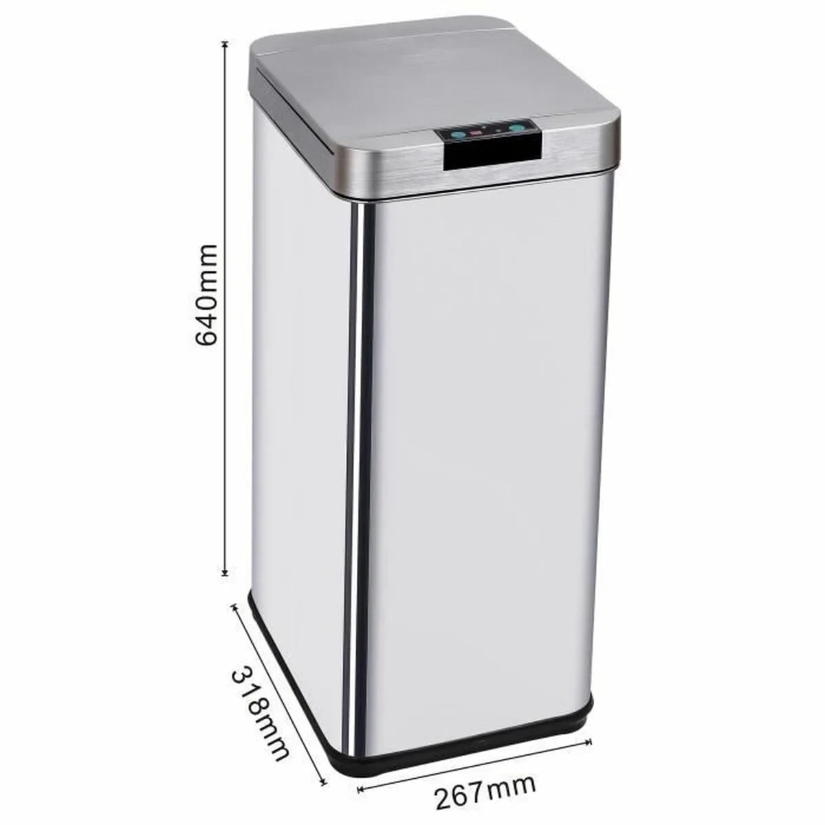 Cubo de basura Kitchen Move Gris 50 L