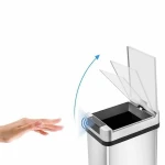 Cubo de basura Kitchen Move Gris 50 L