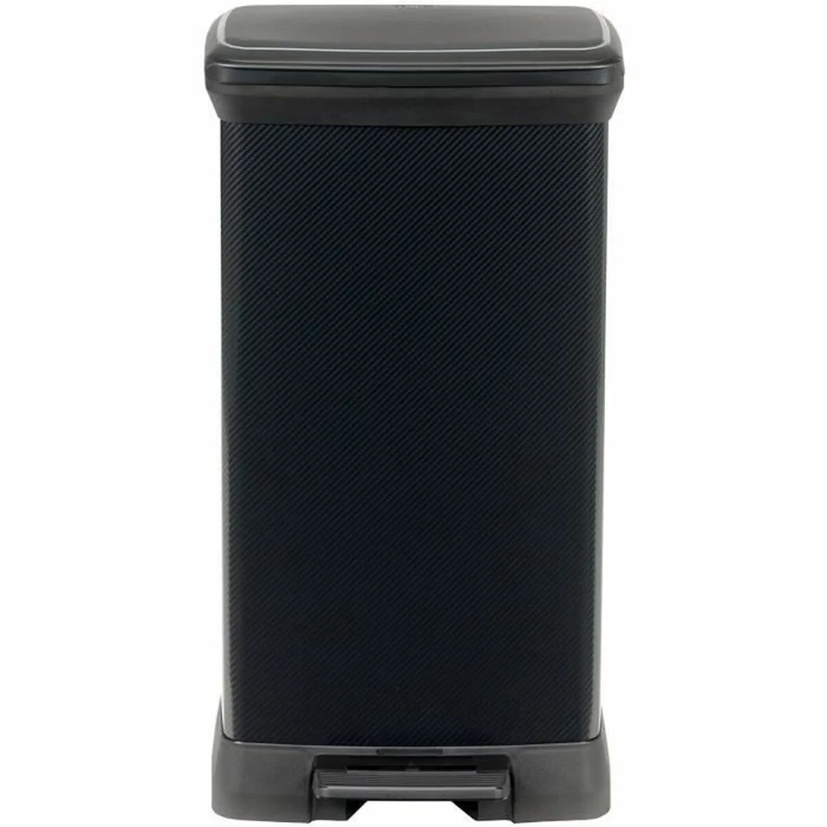 Cubo de basura Curver Negro 50 L