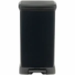 Cubo de basura Curver Negro 50 L