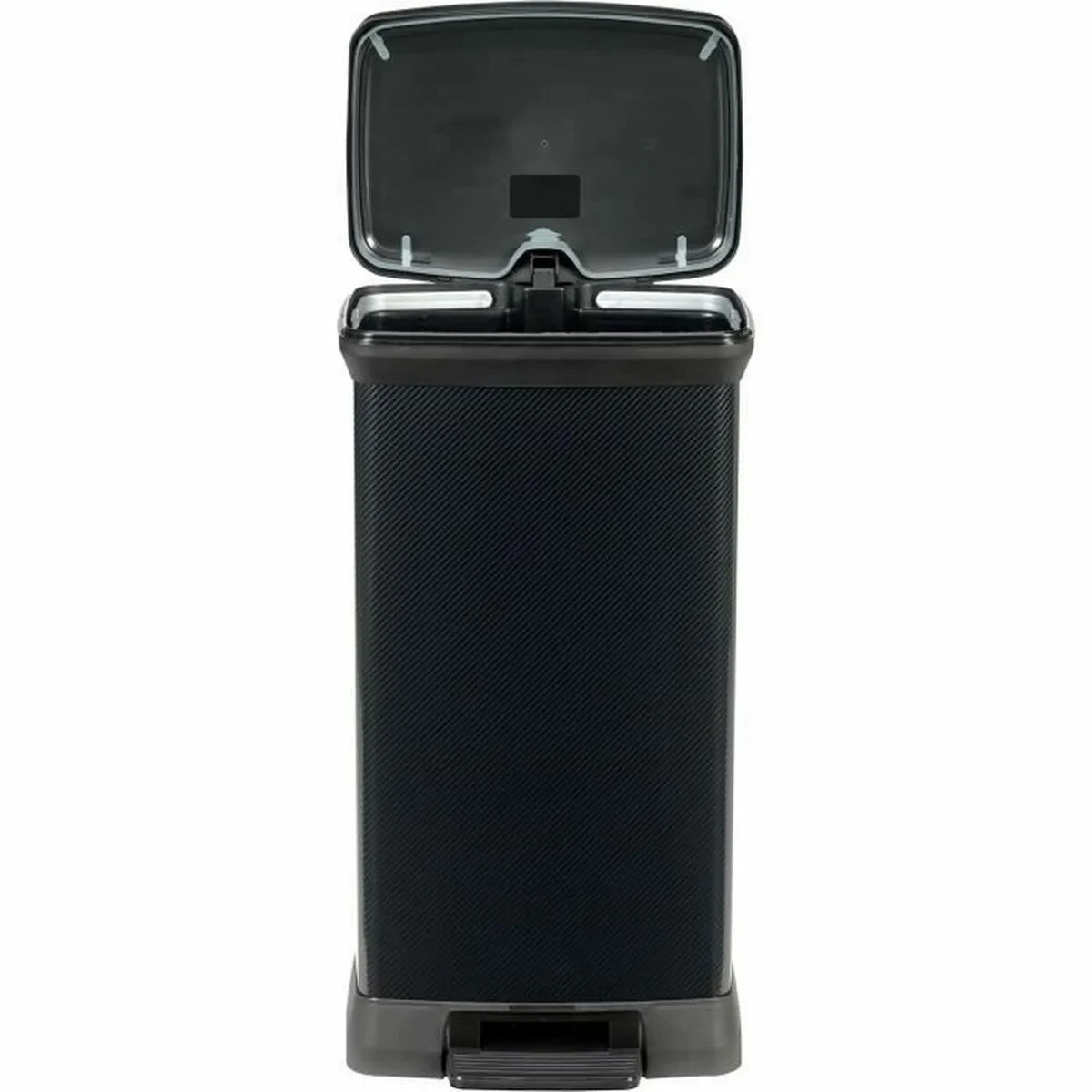 Cubo de basura Curver Negro 50 L