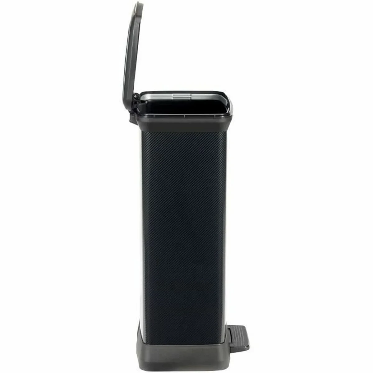 Cubo de basura Curver Negro 50 L