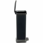 Cubo de basura Curver Negro 50 L