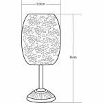 Lámpara solar Galix G2003 Cromo 10 W Blanco Frío 10 lm