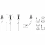 Lámpara solar Galix G4515