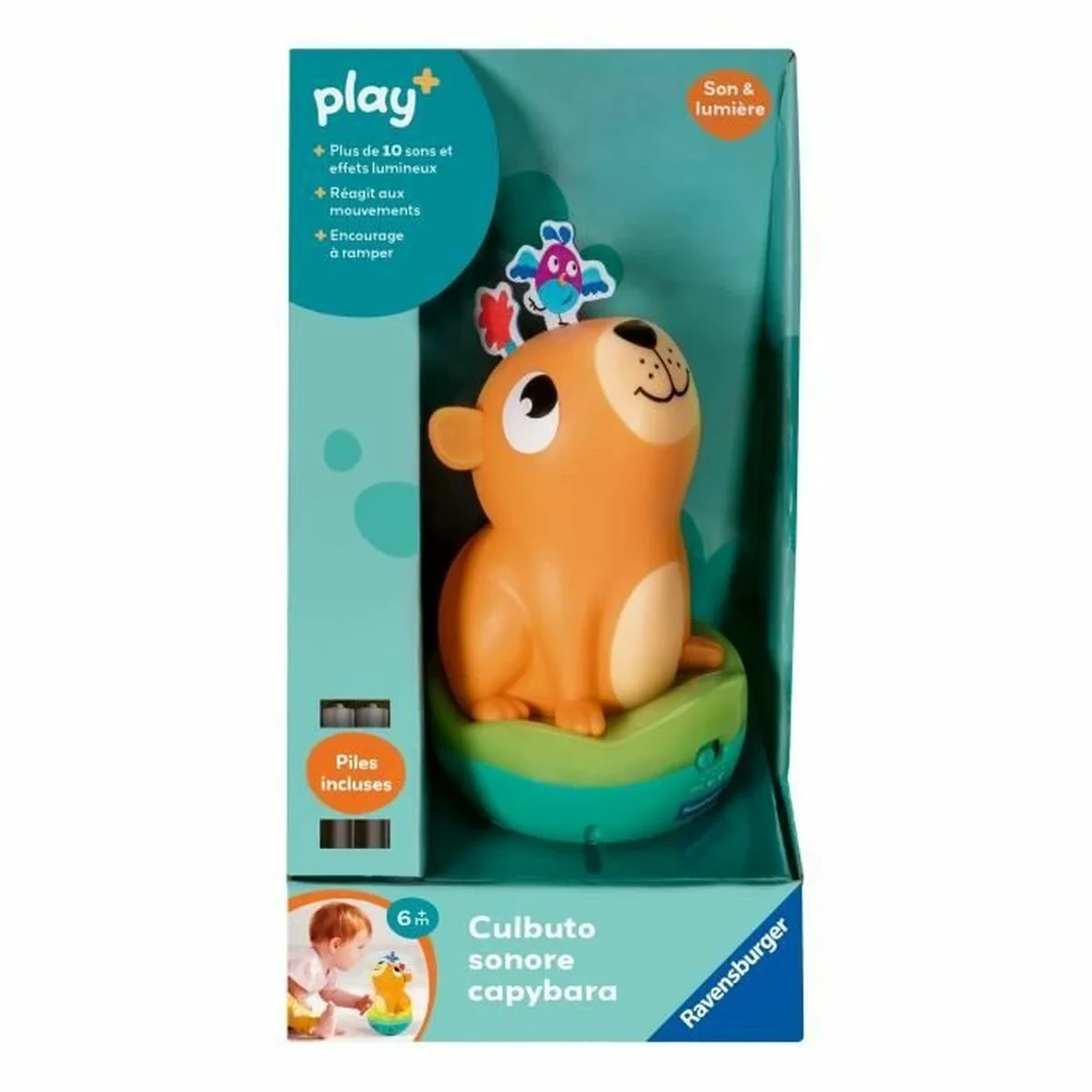 Juguete de bebé Ravensburger Capybara Sound Tumbler