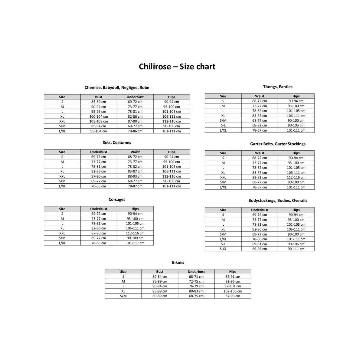 Conjunto de Lencería Chilirose L/XL Morado