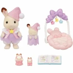 Figura Articulada Sylvanian Families Las hermanas conejitas de chocolate: hora de dormir Niña