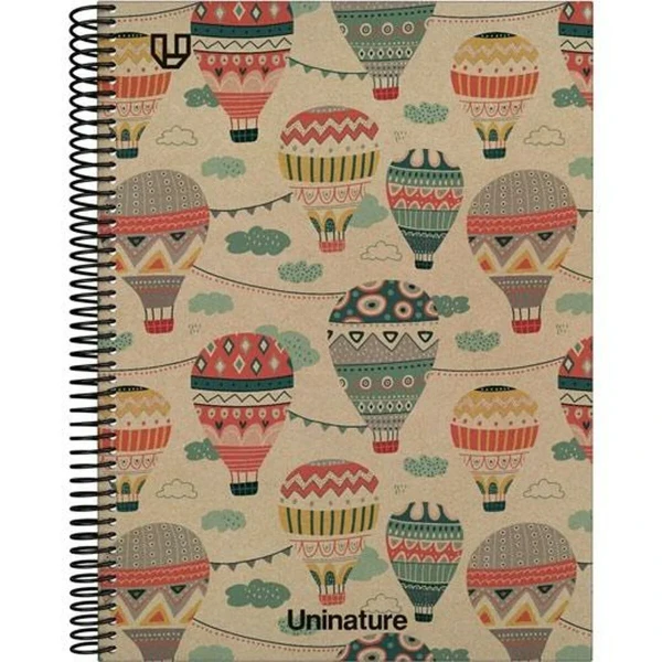 Cuaderno Grafoplas Uninature Capadocia Multicolor A4 80 Hojas