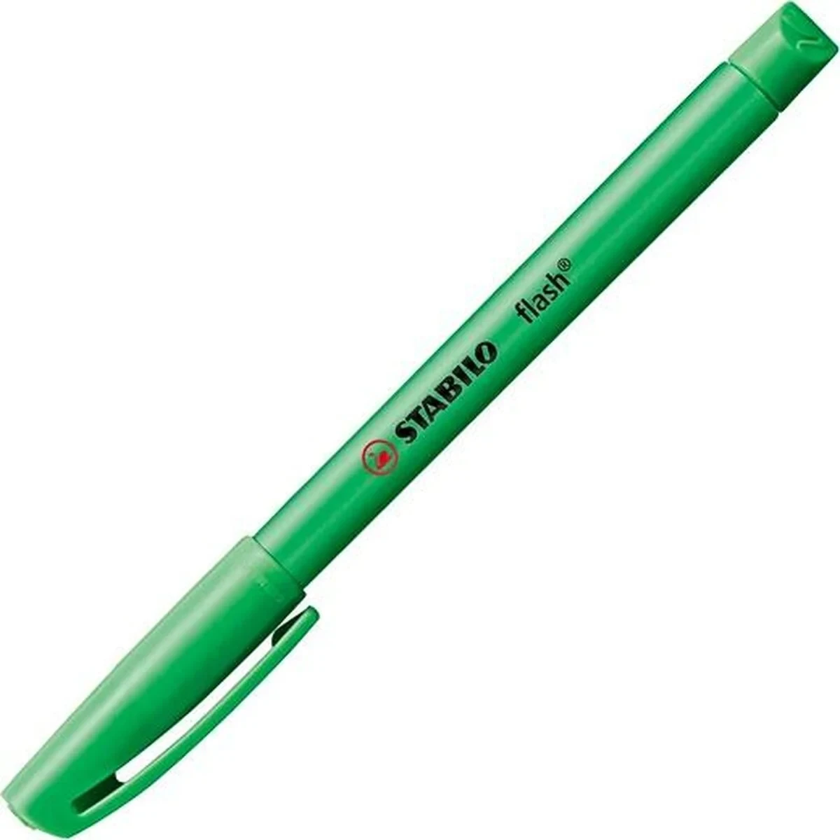 Marcador Fluorescente Stabilo Flash Verde 10 Unidades