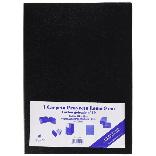 Carpeta Mariola Negro