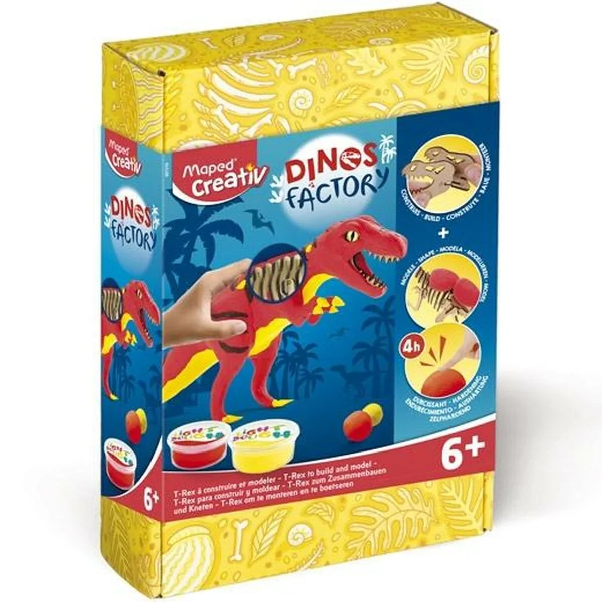 Juego de Manualidades Maped Dinos Factory Multicolor