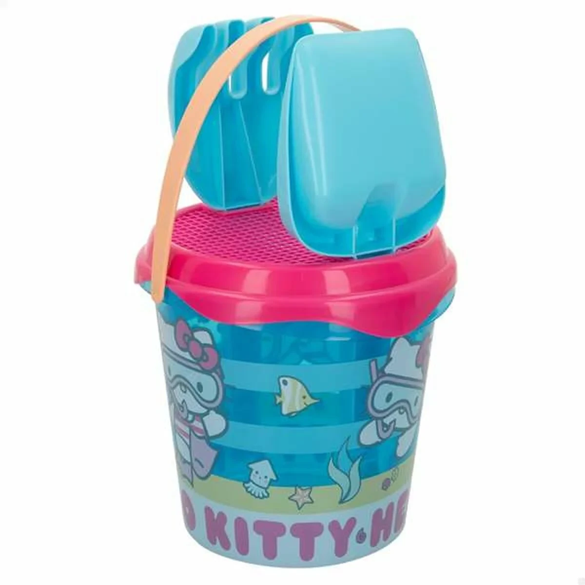 Cubo de Playa Aktive Hello Kitty 18 cm