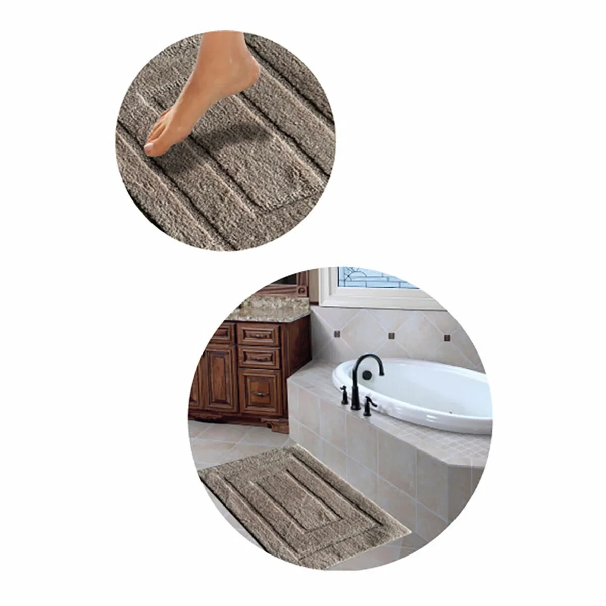 Alfombra de baño Hidalgo 40 x 60 cm