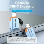 Adaptador USB a USB-C Vention CUBH0