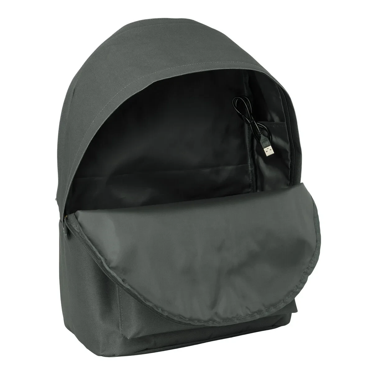 Mochila para Portátil Harper & Neyer +usb harper & neyer Gris 31 x 44 x 18 cm