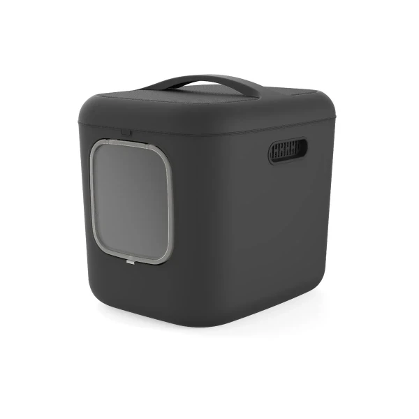 Arenero para Gatos Rotho My Pet Biala XL Antracita Plástico reciclado