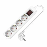 Regleta Enchufes 4 Tomas con interruptor TM Electron (1,5 m)