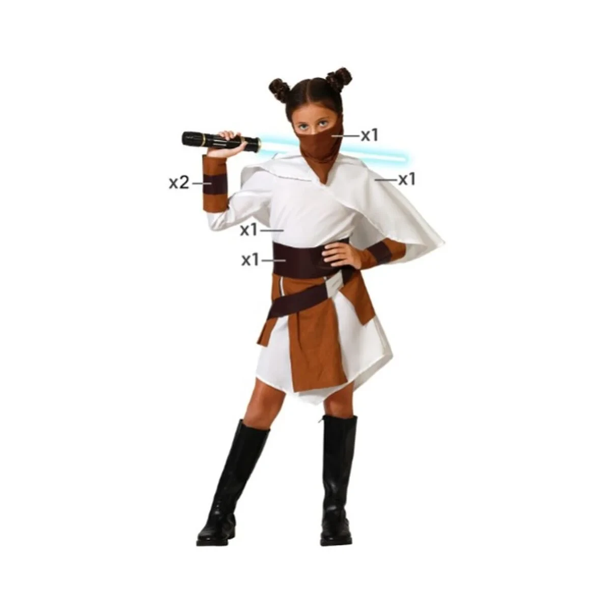 Disfraz para Niños Blanco 10-12 Años