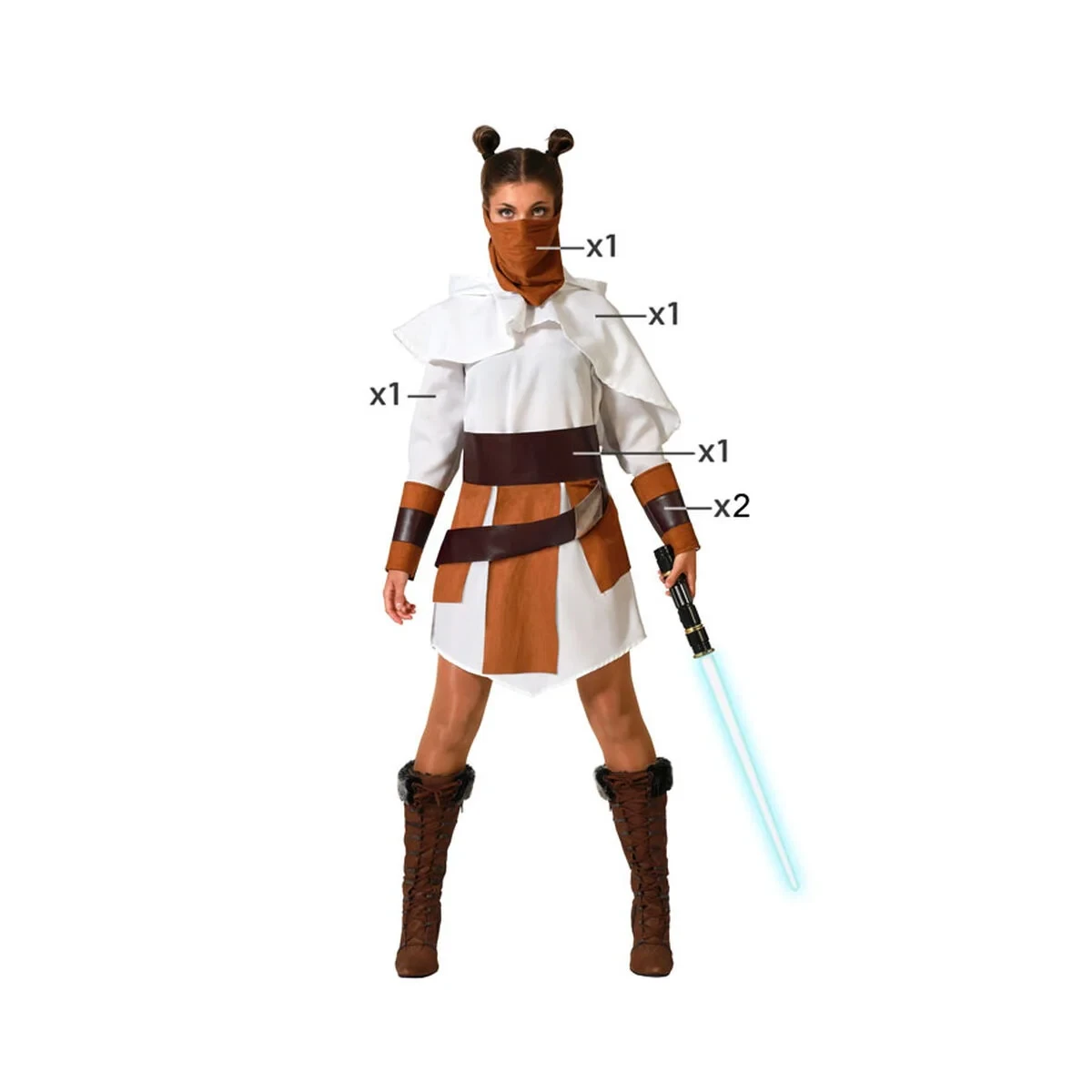 Disfraz para Adultos Blanco XXL