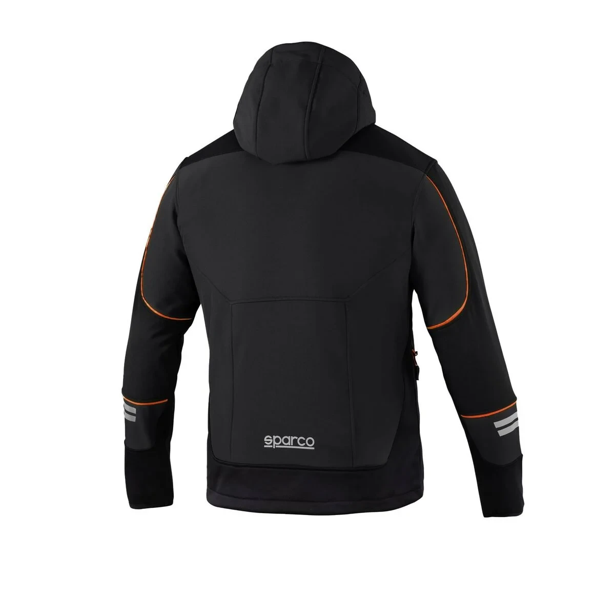 Chaqueta Cortavientos Sparco TECH SOFT-SHELL Negro Naranja L