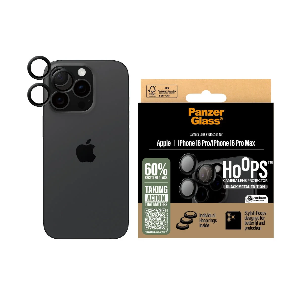 Protector de Pantalla para Móvil Panzer Glass iPhone 16 PMACCS Apple