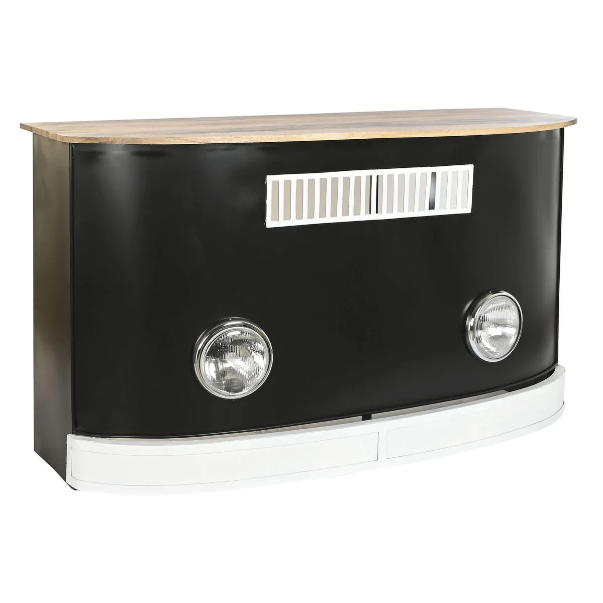 Mueble bar DKD Home Decor Blanco Marrón Negro 157 x 52 x 90 cm BAR