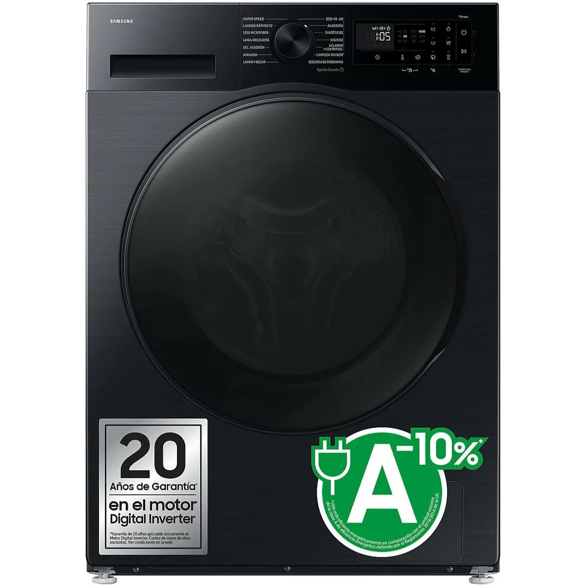 Lavadora - Secadora Samsung WD90DG5G34BBEC 1400 rpm 9kg / 6kg