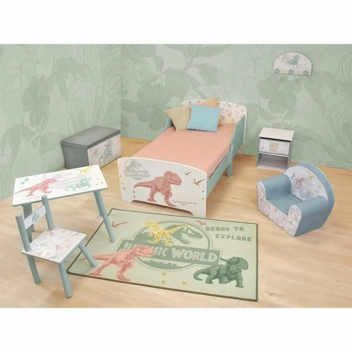 Alfombra Infantil Fun House Jurassic World 80 x 120 cm