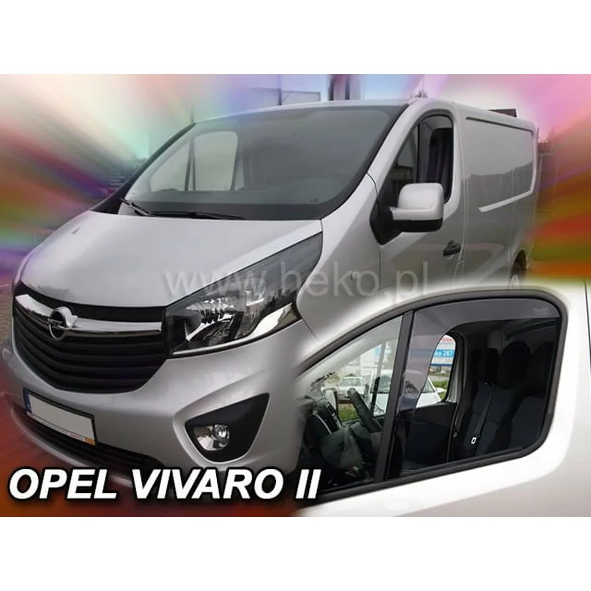 Deflector de viento HEKO HO27189 FIAT Talento renault trafic iii 2014 OPEL VIVARO Frontal 2 Piezas