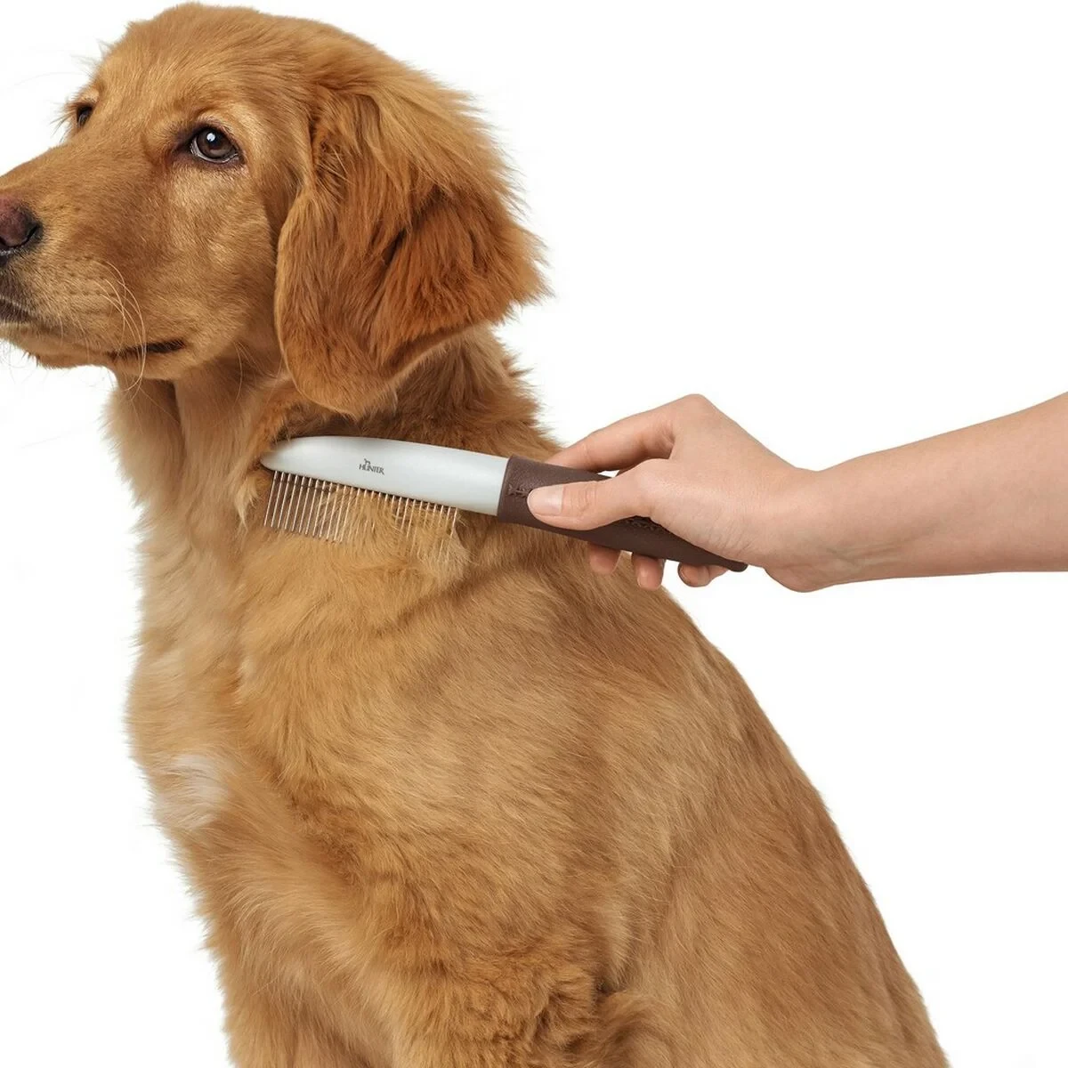 Peine Hunter Marrón Plástico 12 Rastrillo Giratorio