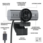 Webcam Logitech 960-001559 4K Ultra HD