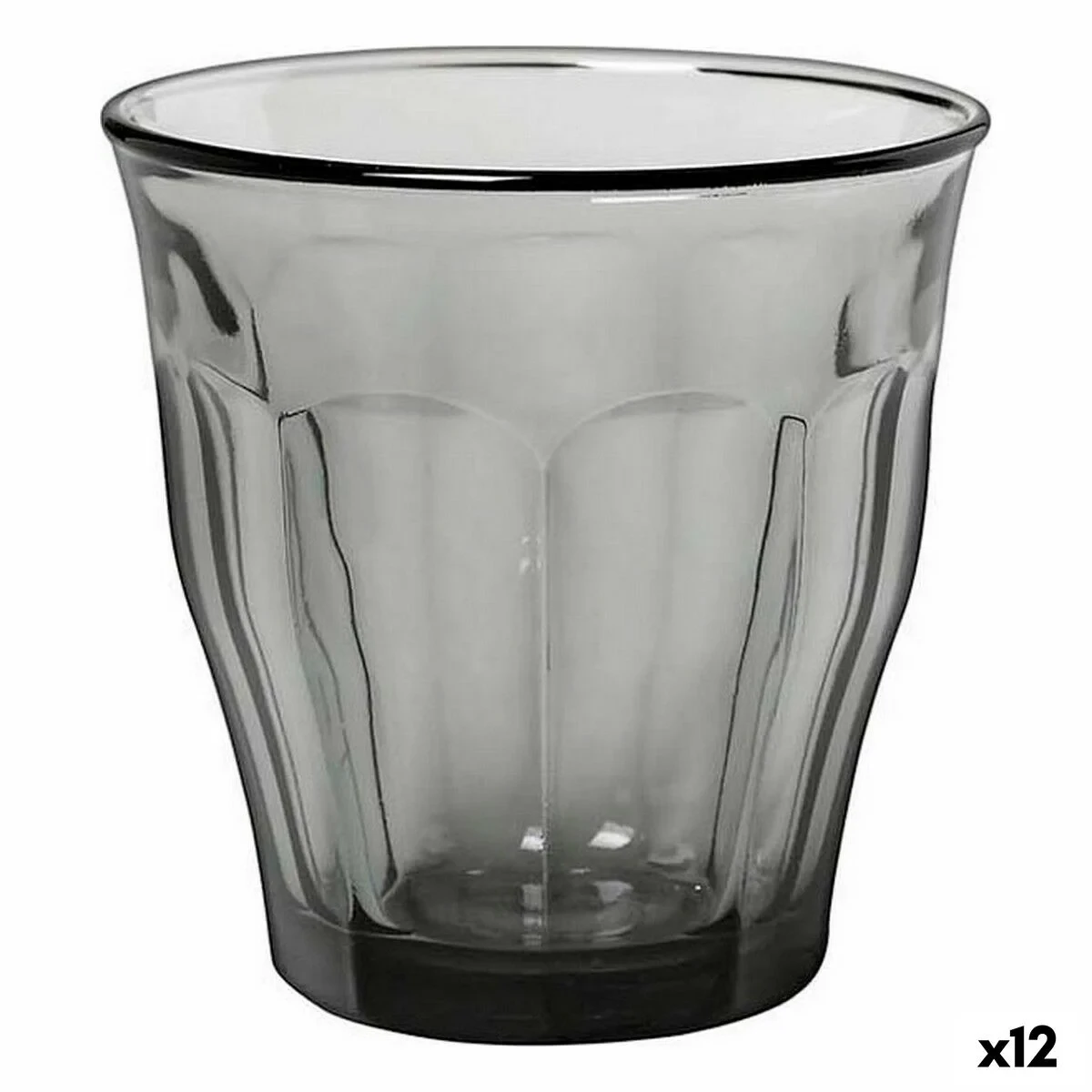 Set de Vasos Duralex Picardie Gris 4 Piezas 310 ml (12 Unidades)