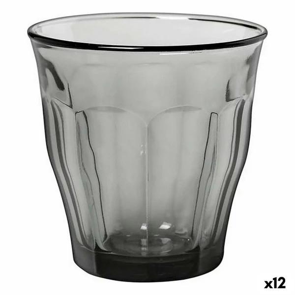 Set de Vasos Duralex Picardie Gris 4 Piezas 310 ml (12 Unidades)