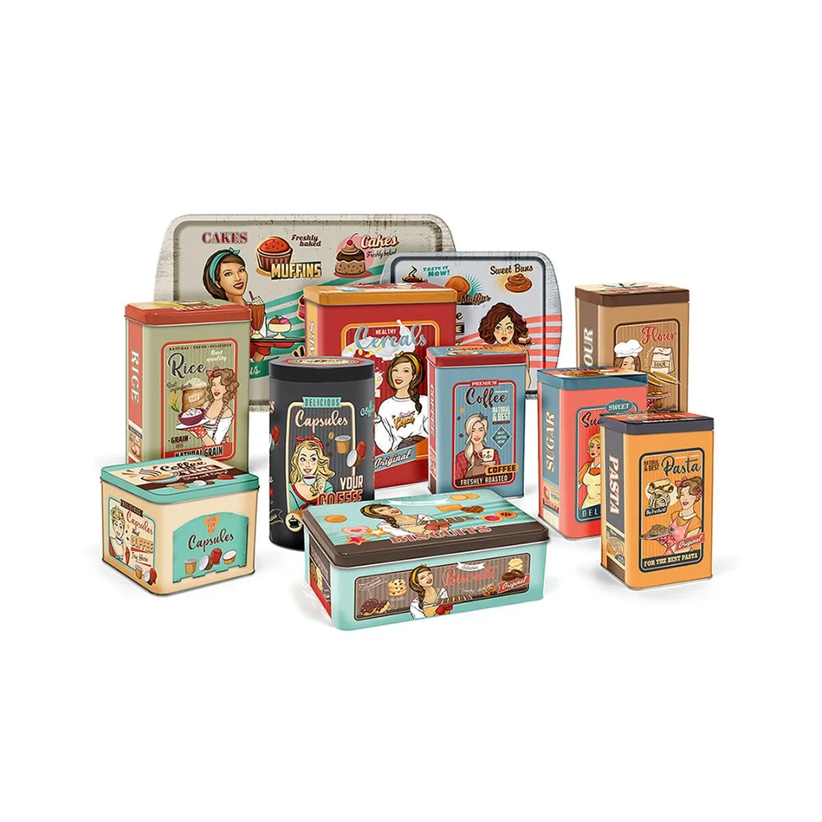 Bote Metálico Quttin RICE (12 Unidades)