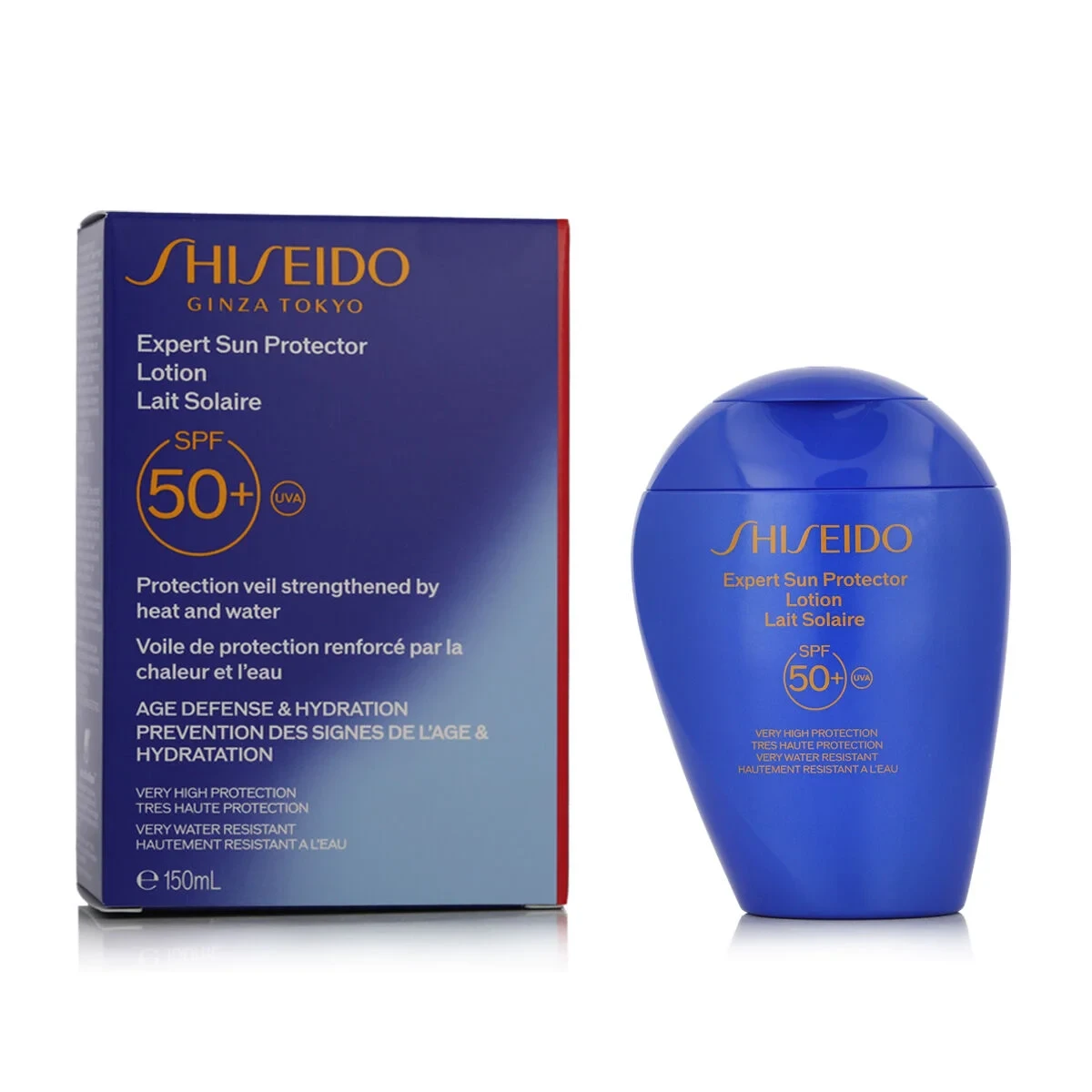 Protector Solar Shiseido EXPERT SUN SPF 50+ 150 ml