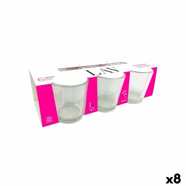 Set de Vasos LAV Paris 6 Piezas (8 Unidades)