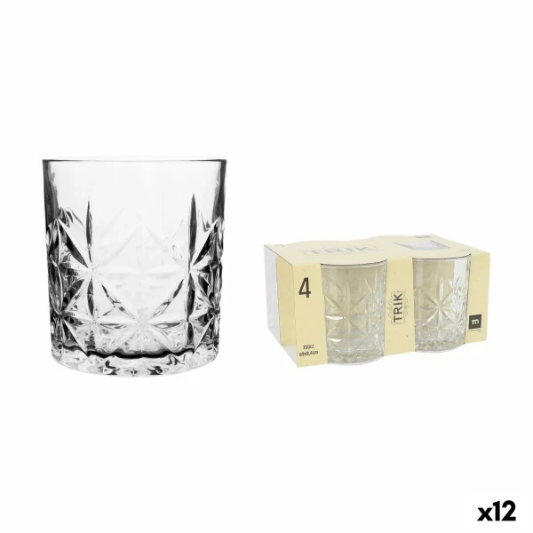 Set de Vasos La Mediterránea Trik 4 Piezas (12 Unidades)