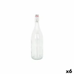Botella de Cristal La Mediterránea Mecano Vidrio 1 L (6 Unidades)