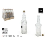 Botella de Cristal La Mediterránea Vidrio 400 ml (24 Unidades)