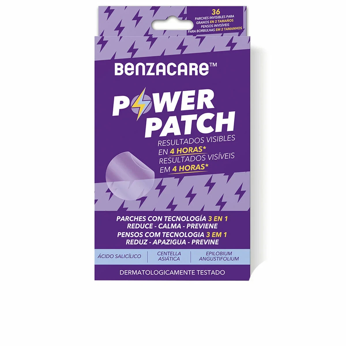 Parches faciales Benzacare POWER PATCH