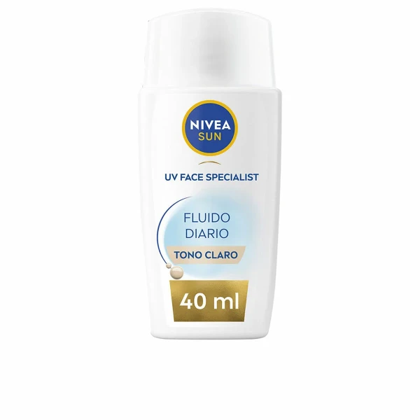 Protector Solar Facial Nivea SUN FACIAL Tono Claro Spf 50 40 ml