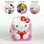 Mochila Escolar Hello Kitty Rosa