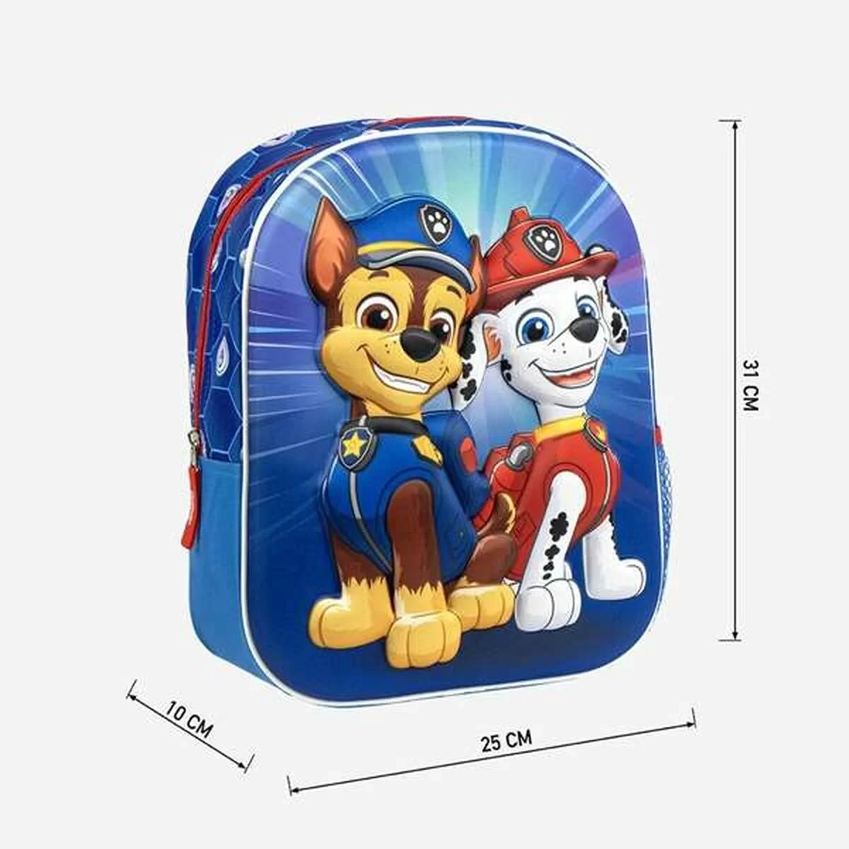 Mochila Escolar The Paw Patrol Azul 25,0 x 31,0 x 10,0 cm